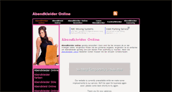 Desktop Screenshot of abendkleider-online.com